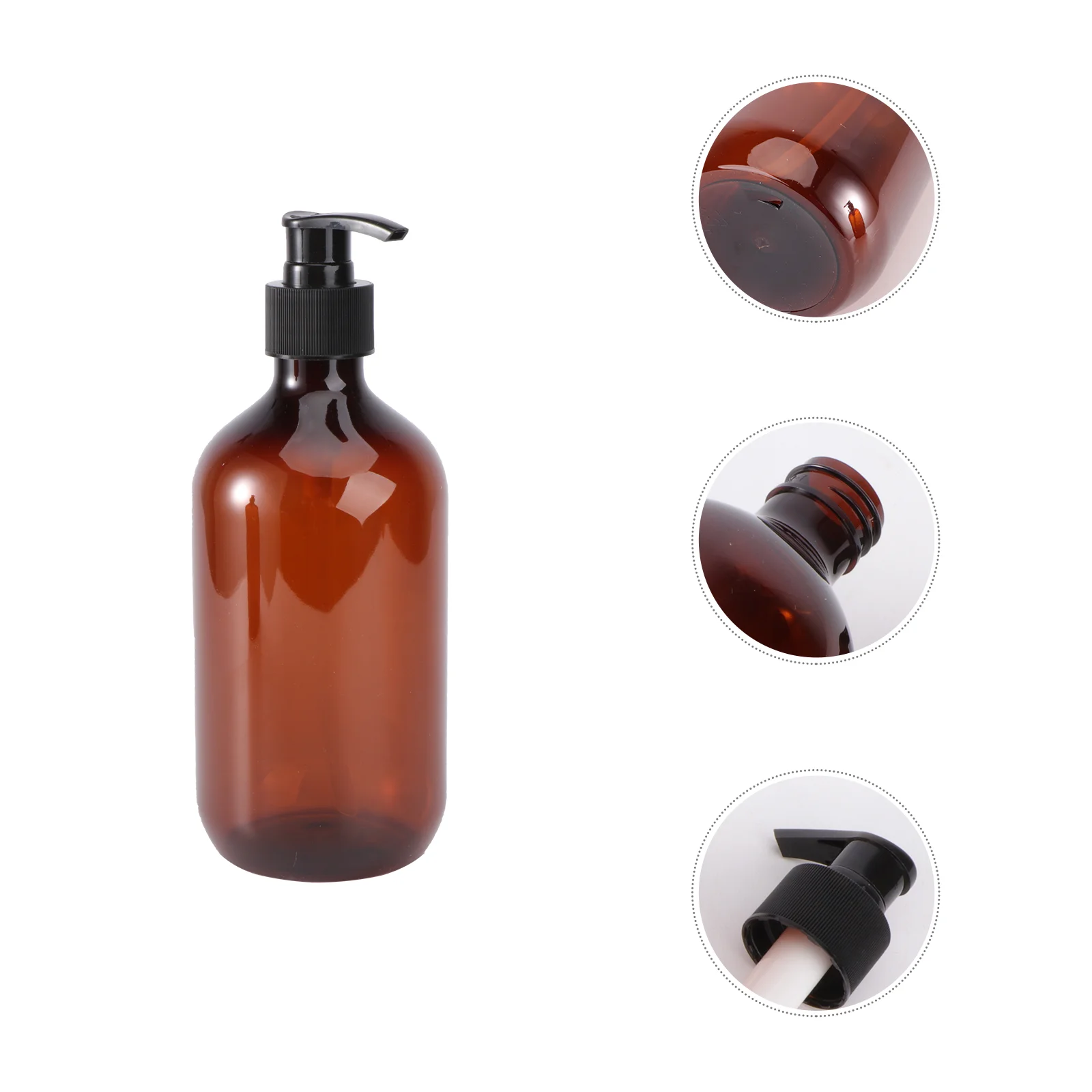 

Pump Bottles Bottle Dispenser Shampoorefillable Lotion Soap Emptysyruppush Conditioneramber Reuse Bulk Coffee Bar Travel Clear