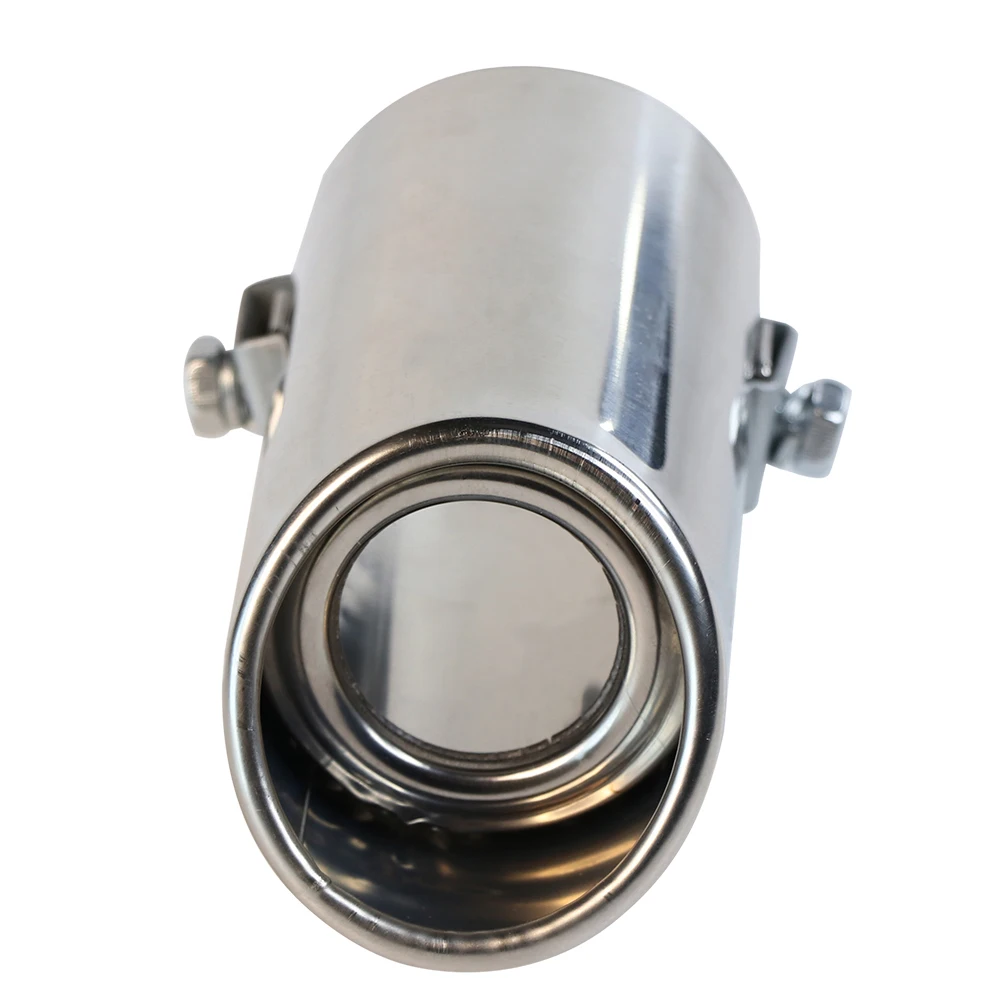 

Motorcycle Car Muffler Stainless Steel Trim Tail Pipe Muffler Vehicle Chrome Exhaust Tip Pipe Muffler Dropshipping