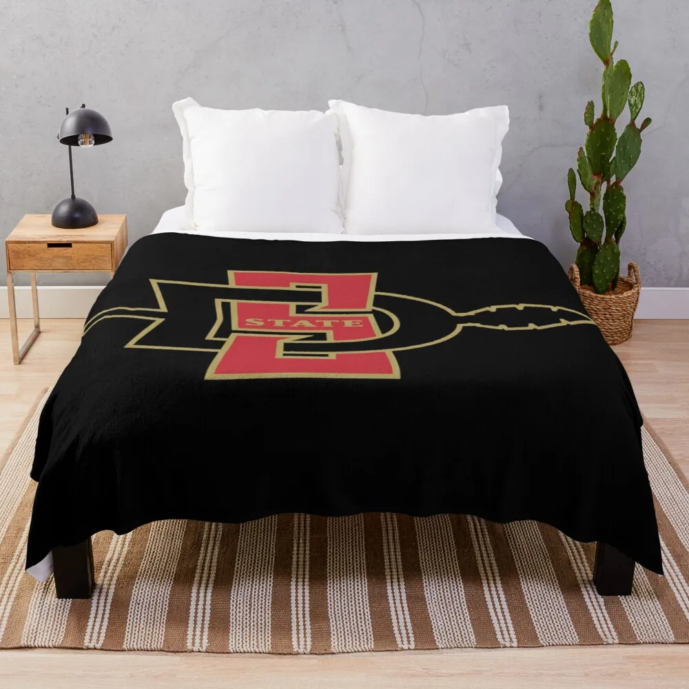 

Attractive San Diego State Aztecs Design Throw Blanket Sofas Summer Bedding Blankets