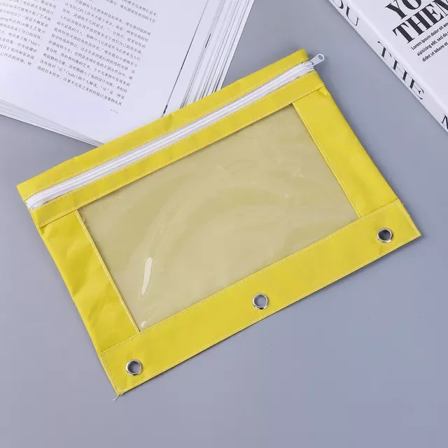 

File Bag Pencil Bag Oxford Cloth Gas Eye Binder Office B5 Stationery Bag Large Capacity Pencil Bag Storage Bag