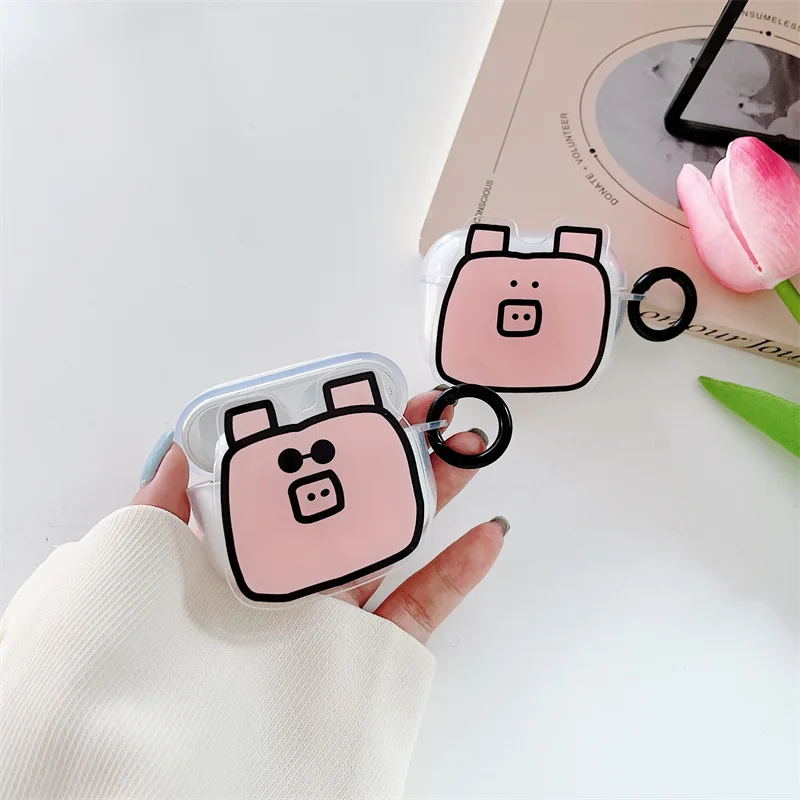 

Cute Pig Lovers Case for Apple AirPods 1 2 3 Pro Cases Cover IPhone Bluetooth Earbuds Earphone Air Pod Pods Case