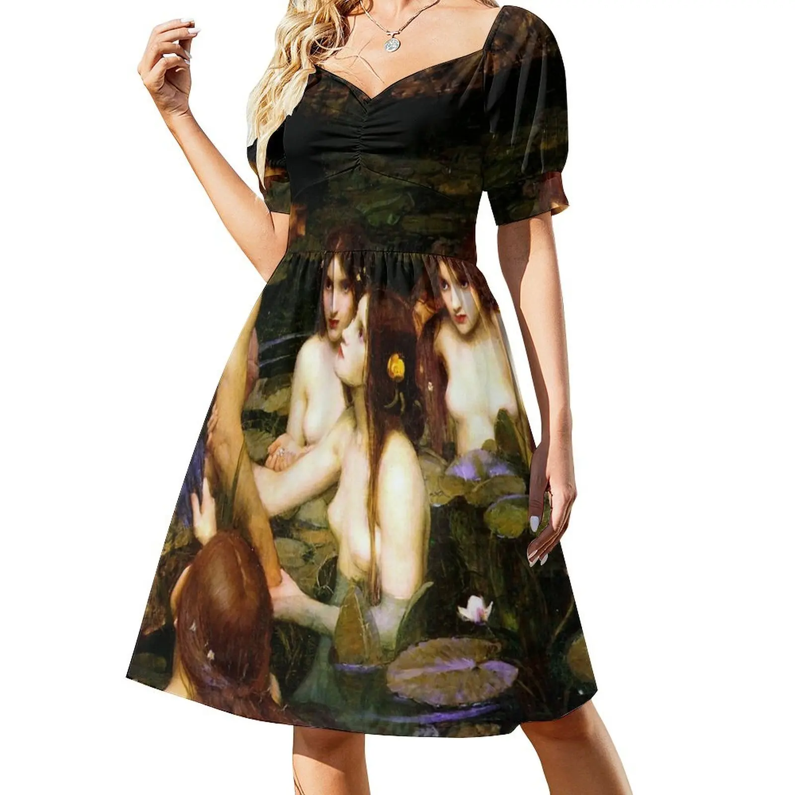 Женское платье из полиэстера Waterhouse Hylas and the Nymphs Manchester Art Gallery 1896