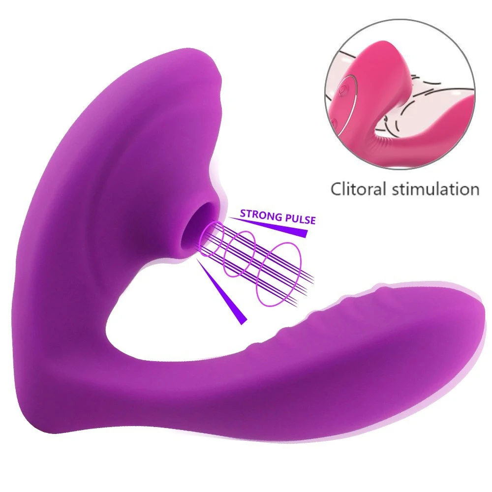 

Clitoris Stimulator Clitoral Sucking G Spot Vibrator 2 in 1 Clit Sucker for Women Massage Female Masturbation Sex Toys Adult 18