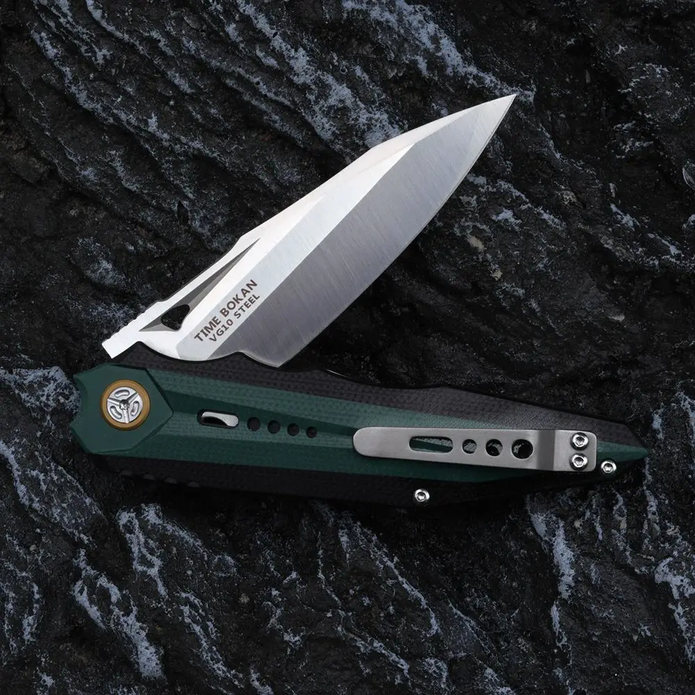 NEWOOTZ VG10 стальной складной нож карманный G10 рукоятка EDC Дикая Охота Выживание на