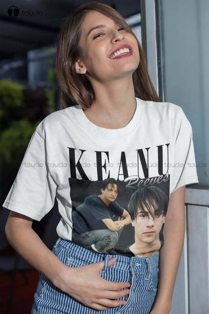 

New Keanu Reeves T-Shirt Cotton Tee Shirt Unisex