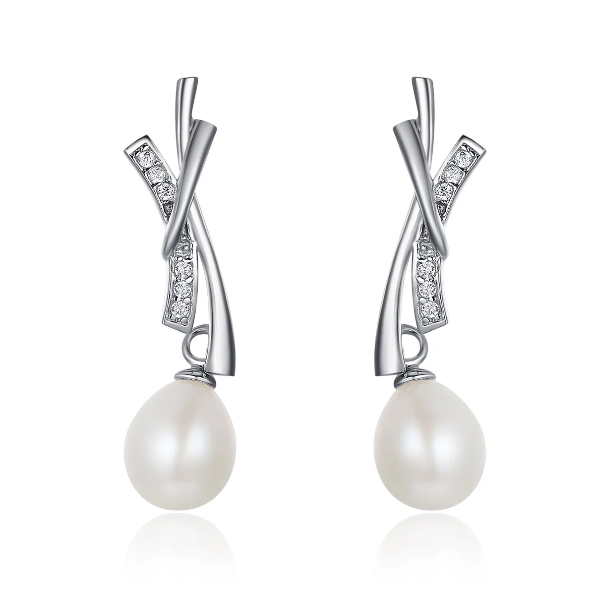 

SE5 Trendy Elegant Big Simulated Pearl Long Earrings For women Pearls String Statement Dangle Drop Earrings E666666