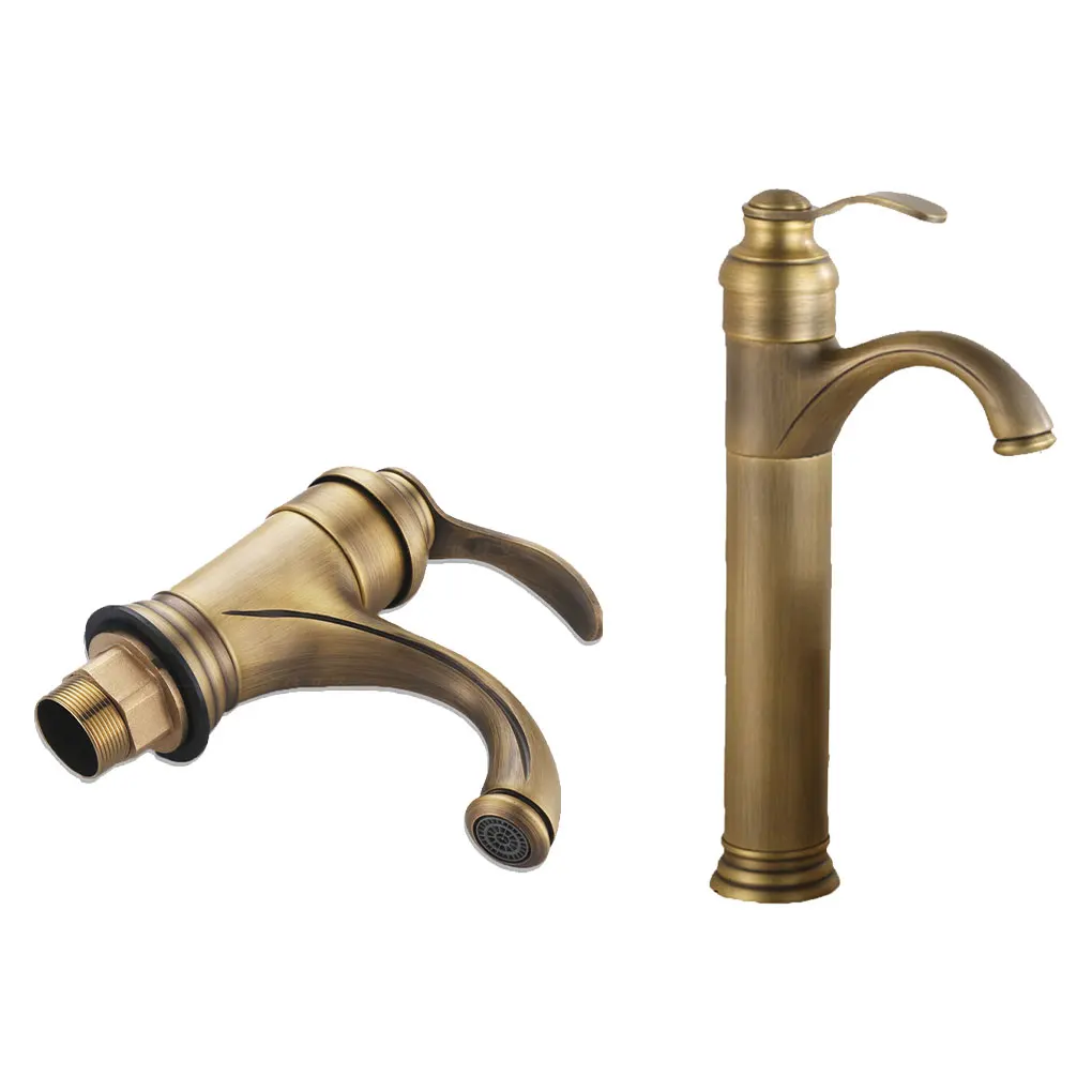 

Hotel Restaurant Vintage Style Basin Faucet Replacement Sink Cold Water Tap Foaming Nozzle Bathroom Faucets Short