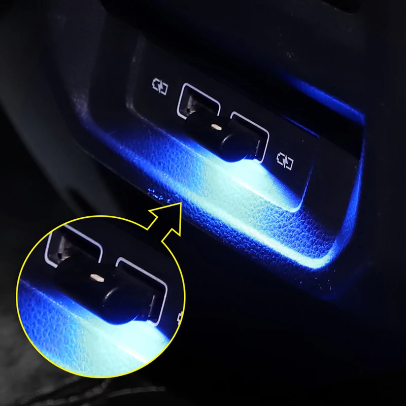 Автомобильная атмосферная лампа для интерьера неоновая Светодиодная создания