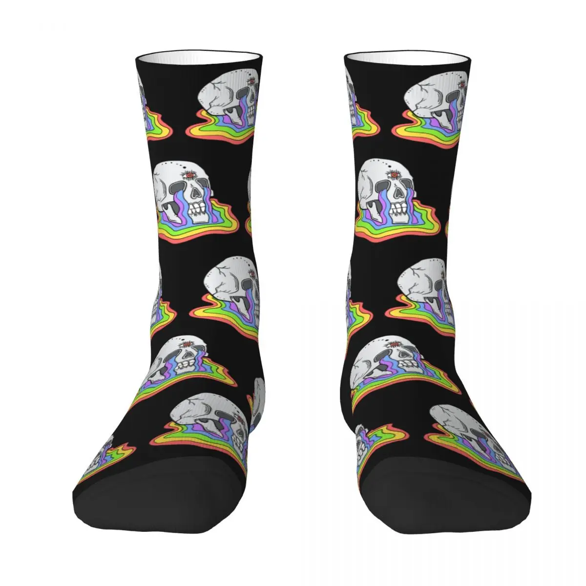 Skeletom, Rainbow Adult Socks skeletom, rainbow Unisex socks,men Socks women Socks
