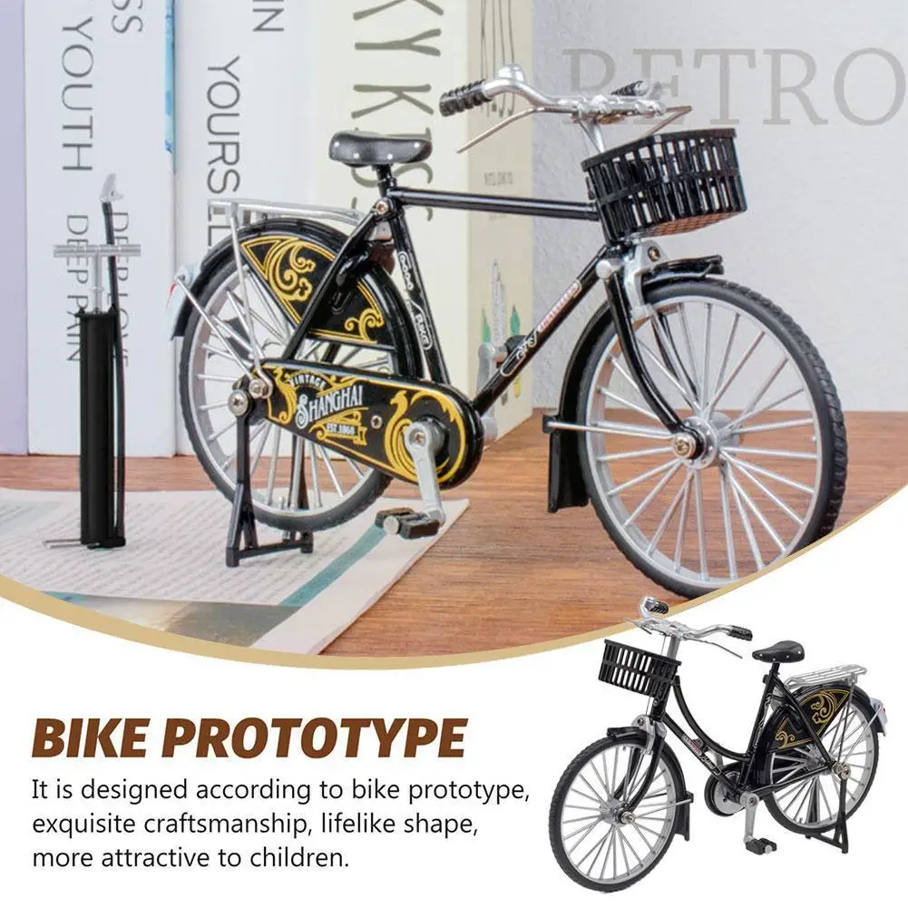 

1:8mini Retro Fingertip Mountain Bicycle Nostalgic Model Toy Mini Bike Adult Simulation Collection Gifts Toys For Children W9v2
