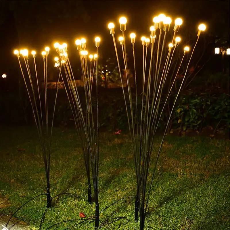 

Solar Firefly Lights Solar Garden Firework Light Outdoor Waterproof Swaying Light For Yard Patio Pathway Decoration