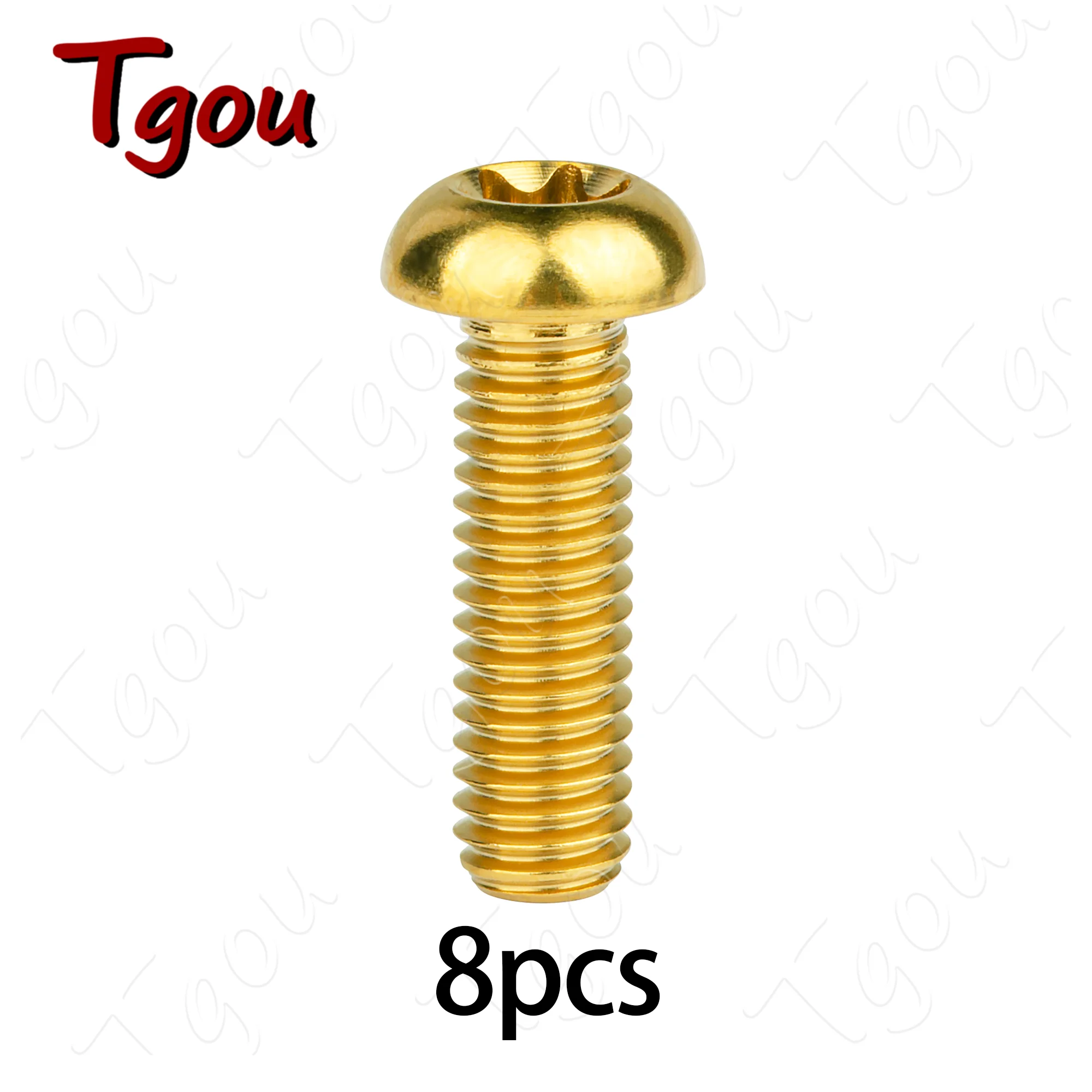 

Титановые болты Tgou M6x10/15/20/25/30/35 мм T30 8 шт.