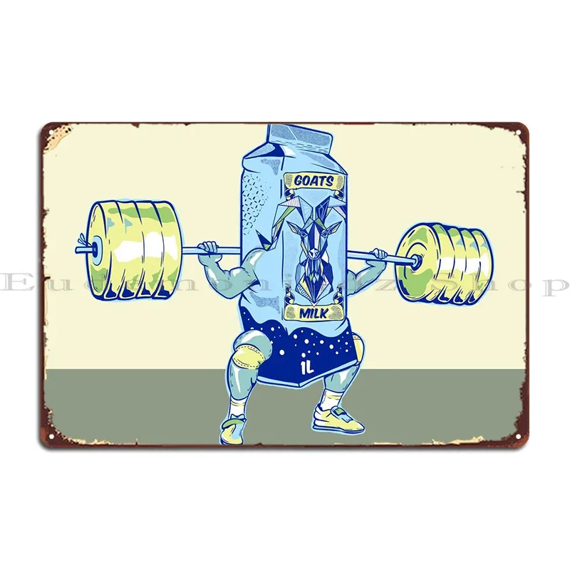 

Goats Milk Metal Sign Poster Cinema Garage Plaques Cinema Customized Club Tin Sign Poster