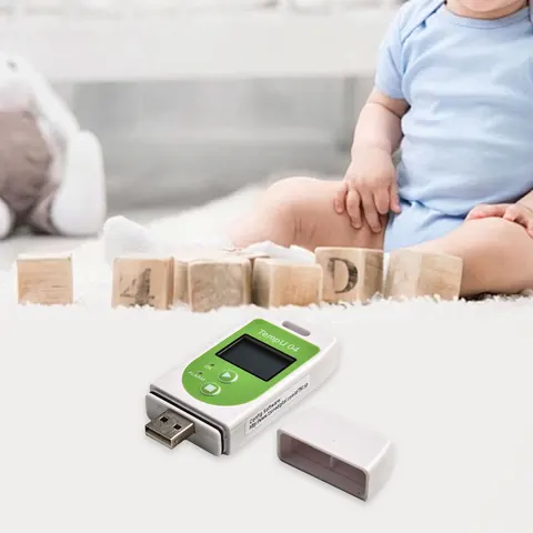 Большая емкость хранения данных USB-регистратор данных и температуры Монитор температуры Задержка запуска Емкость хранения данных