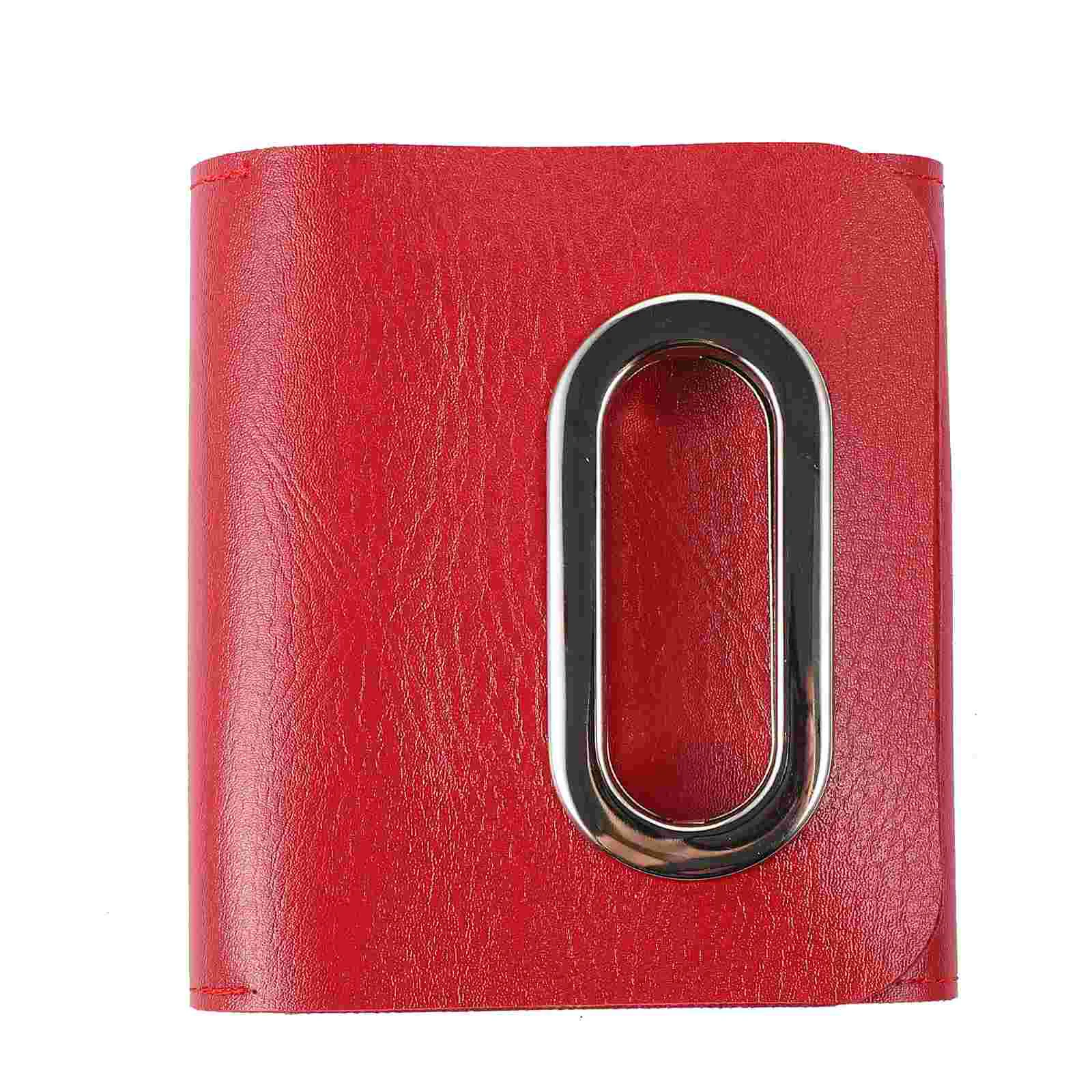 

Totes Red Bag Gift Business 43x16x0.2cm Black Pu Handle Bottle Carrier Individual