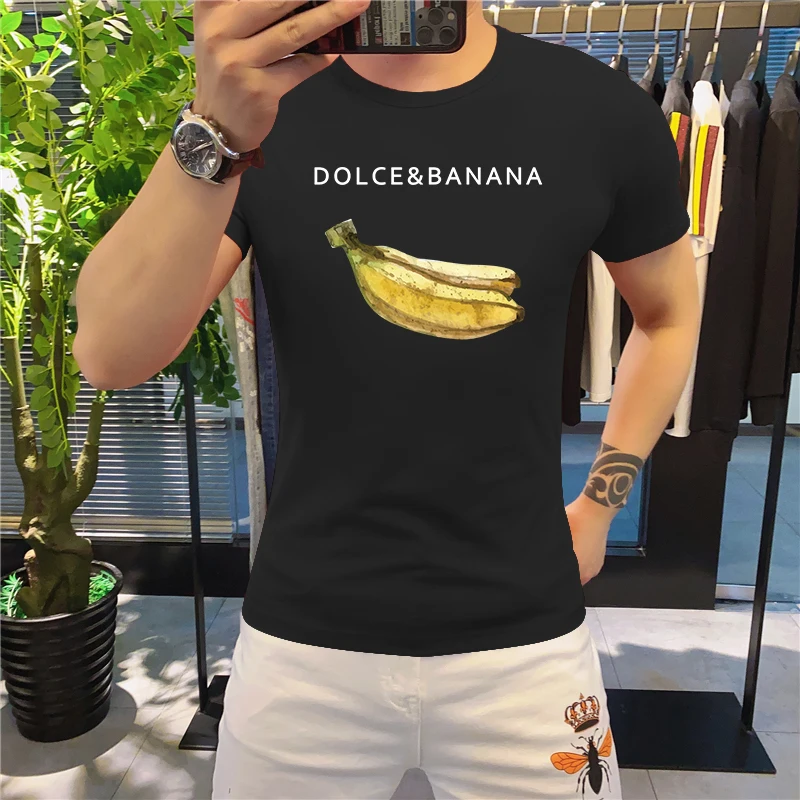 

Банана печатать все футболки мужская футболка хлопчатобумажная футболка летняя повседневная мужская футболка мужская футболка больших размеров мужские и женские модели