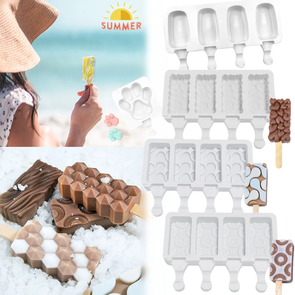 

Фотоформа для мороженого, летняя самодельная форма для домашнего льда, лоток для льда, замороженный фруктовый сок, десертный инструмент