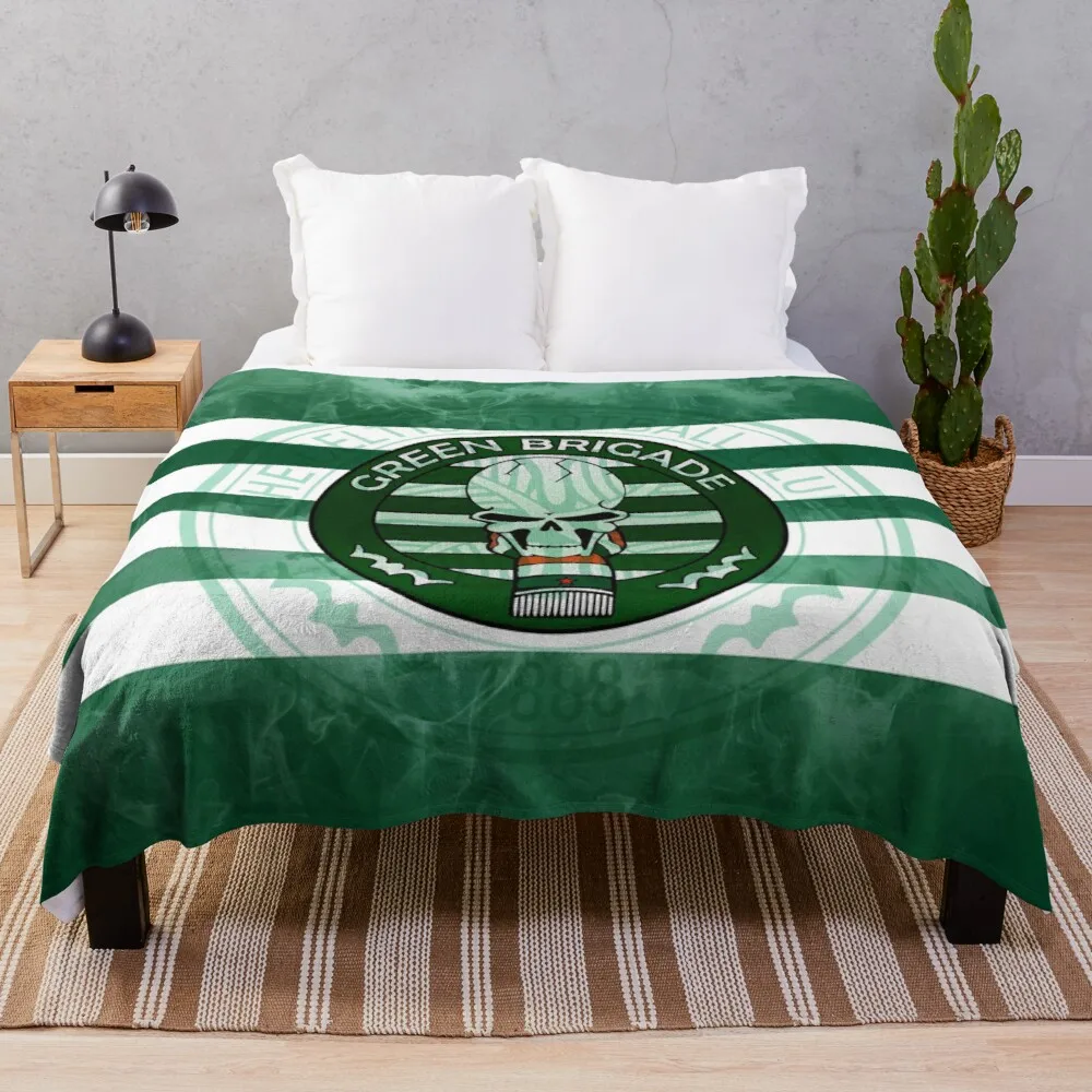 

Celtic FC -ULTRAS - Green Brigade Throw Blanket Extra Large Throw Blanket