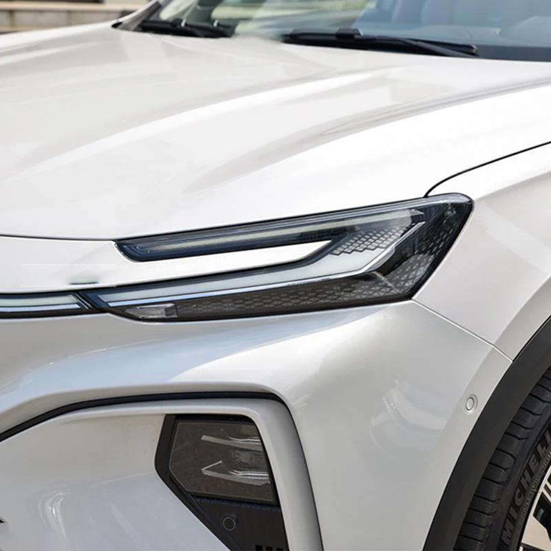 Автомобильные передние фары дымчатый черный цвет наклейка для ремонта от