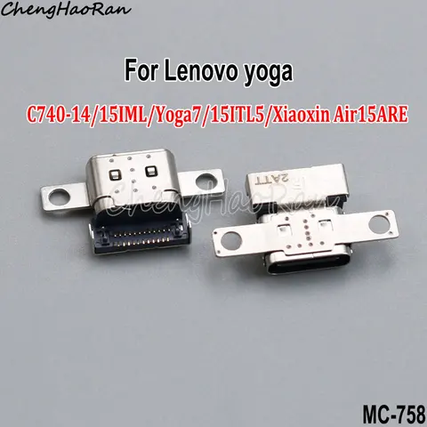 Разъем USB-порта для зарядки типа C для Lenovo Yoga C740/720/Miix510/500E/ThinkPad E495 Разъем для зарядки ноутбука