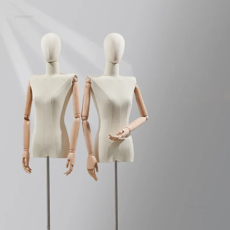 Корейские женские манекены с плоским плечом магазин одежды манекен средней