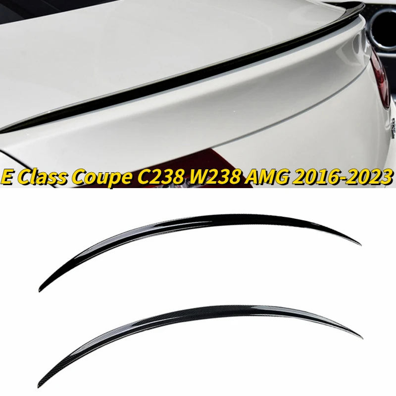 

Для Mercedes Benz E Class Coupe C238 W238 AMG 2016-2023 2-дверный Автомобильный задний багажник спойлер на крышу глянцевые черные автомобильные аксессуары