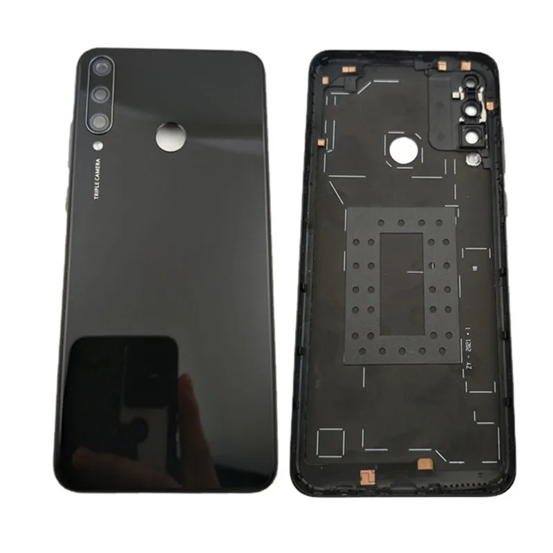 Задняя крышка батарейного отсека, задняя крышка корпуса для Huawei Y6P 2020, детали для ремонта фотопанели