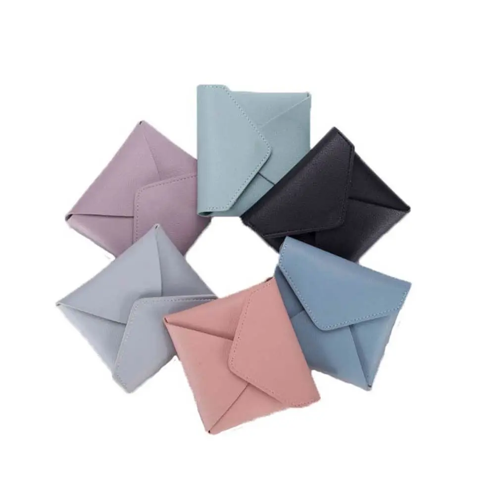 

Solid Color Gift Driver's License Bag ID Holders Bank Card Holder Coin Purse Money clips Coin Bag Women Slim Wallets