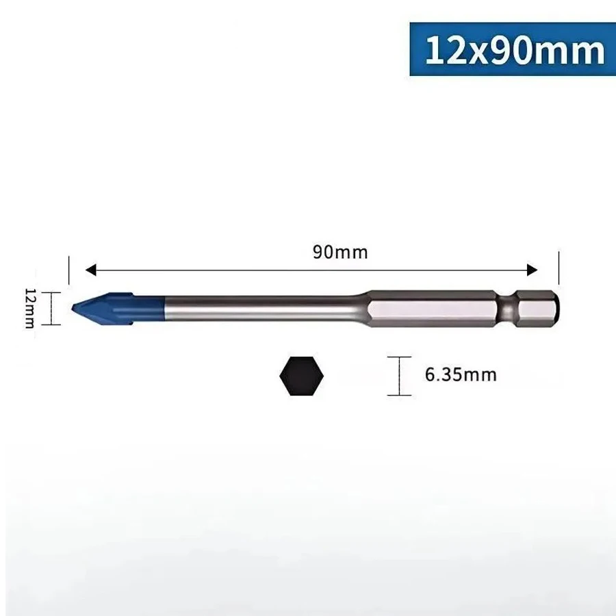 БОШ 2608900594 EXPERT HEX-9 Жесткое керамическое сверло 12*90 мм многоматериал износостойкое