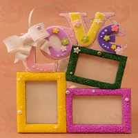 hot sweet wooden hollow love photo picture frame home decor art diy gift new picture frame