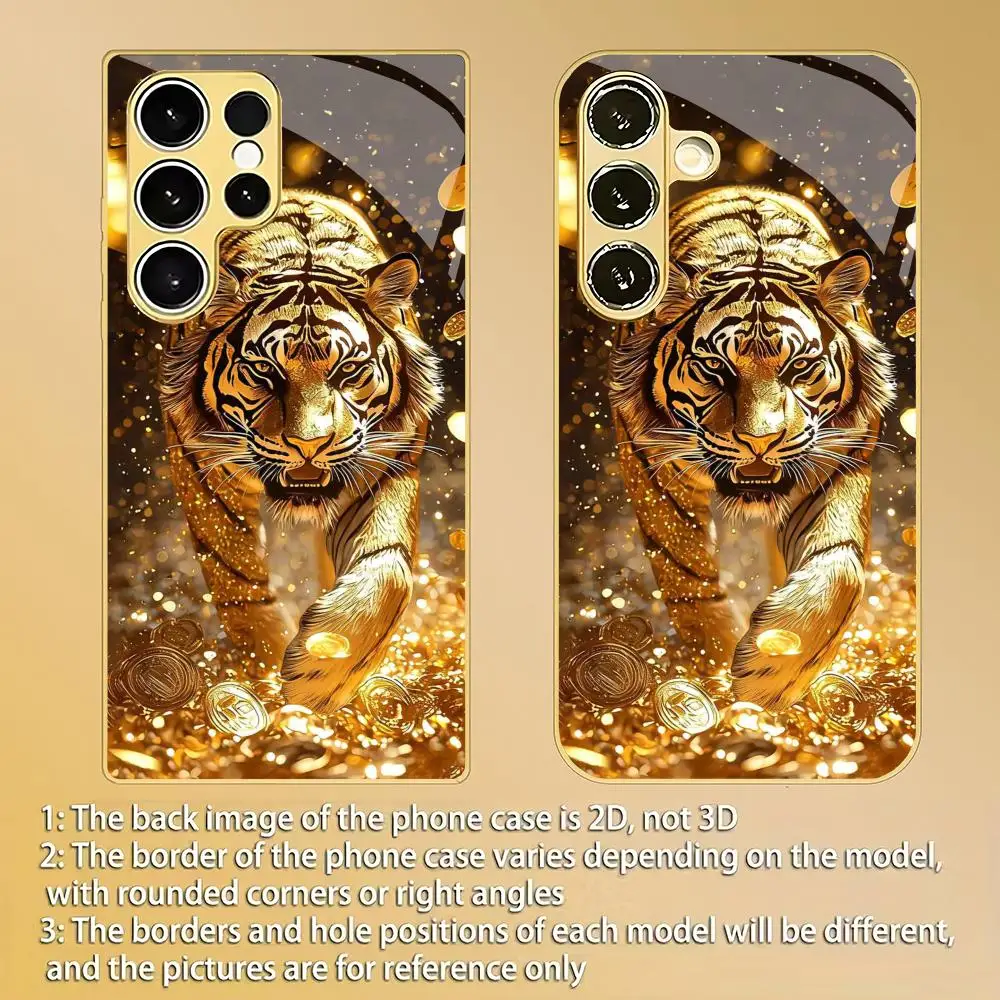 Роскошный золотой чехол Tige для Samsung Galaxy S26 25 24 23 22 21 Plus Ultra FE, противоударный, с гальваническим покрытием, полная защита (art.: 3920dbddc49c2) - 3920dbddc49c2