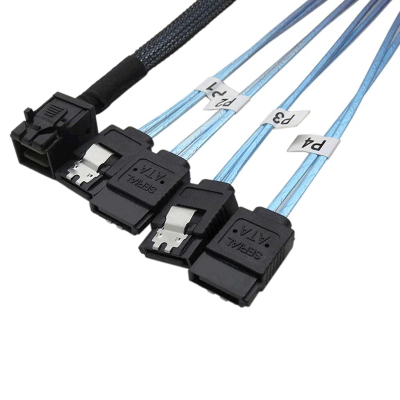 

Mini SAS HD36P SFF-8643 To 4XSATA 7P кабель для передачи данных для жестких дисков черный кабель для передачи данных кабель передачи данных для сервера Mini SAS кабель-адаптер