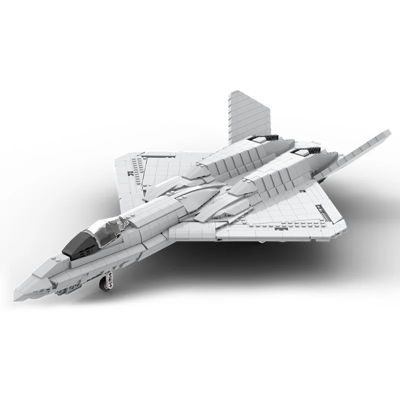 

Space Wars Airplane YF-23 BuildMoc Fighter Building Blocks For Black II Battle Aircraft Arms Plane Bricks Game Toys For Children