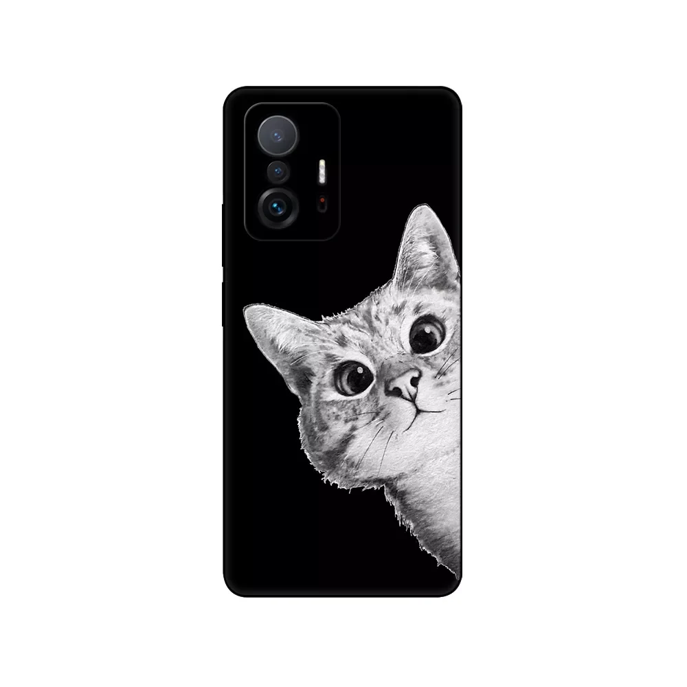 

Xiaomi 11T Case For Xiaomi 11T Pro Soft Case Silicon Phone Back Cover Xiaomi11T mi 11 T 11TPro coque 6.67inch black tpu case