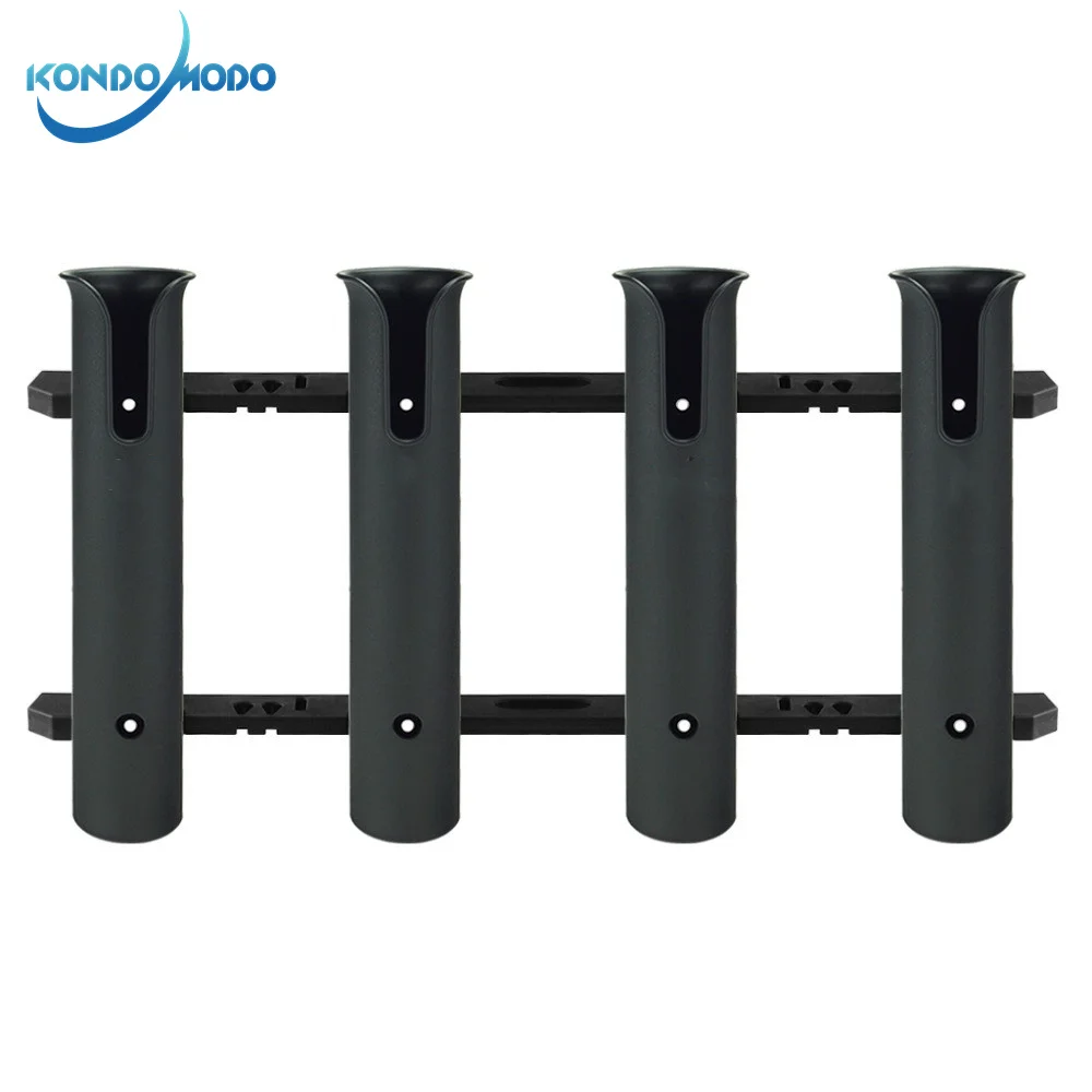 

4 Tubes Link Plastic Fishing Rod Holder Stand For Fishing Rod Rack Socket Fishing Box Accessories Lure Pliers Storage Socket