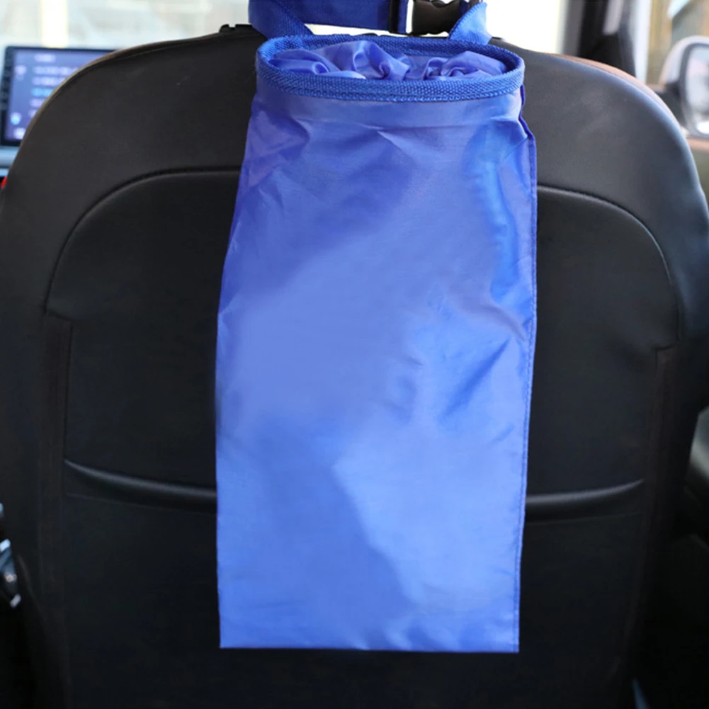 

Portable Car Seat Back Trash Holder HANG Litter Garbage Bag Leak-Proof Oxford Cloth Rubbish Snacks Storage Container Waste Bin