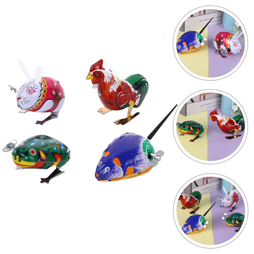 

Windclockworkmetal Animal Jumping Walking Children Iron Jump Holiday Bunny Kid Tin Vintage Bath Kidstoddlers Favors Party