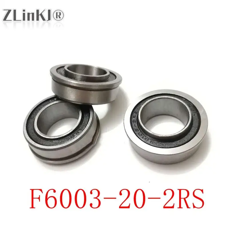 

Ball bearing F6003-20-2RS Flange Deep Groove Trolley Ball Bearing Sealed Wheelbarrow 20x35x11 Miniature Cart Ball Bearings