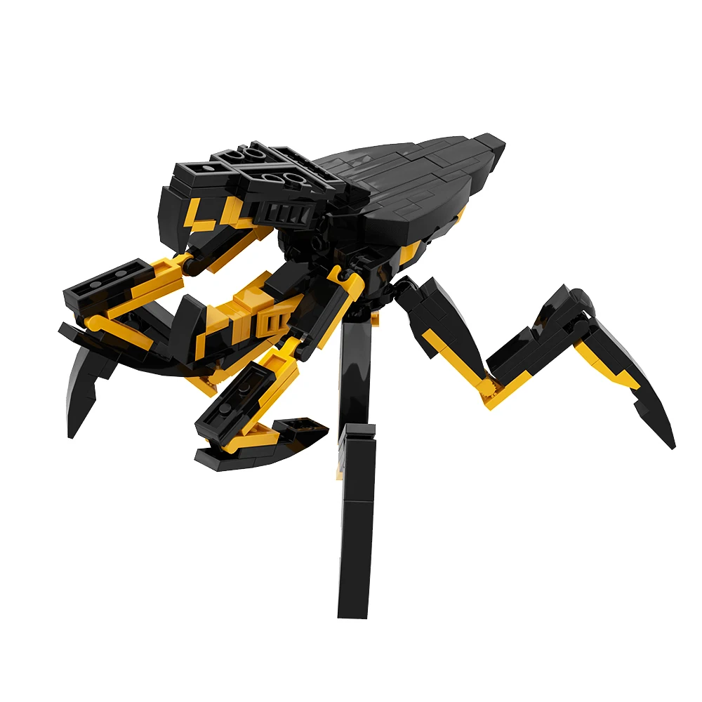 Gobricks MOC Classic Movies Space Galactic System Arachnidsed Soldiers Insect Building Block set Mecha Zergs Tribe Brick Kid Toy