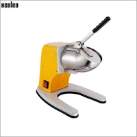 xeoleo commercial ice crusher ice smoothie maker shave ice machine snow cone grinder machine 110v220v orange pinkgreen