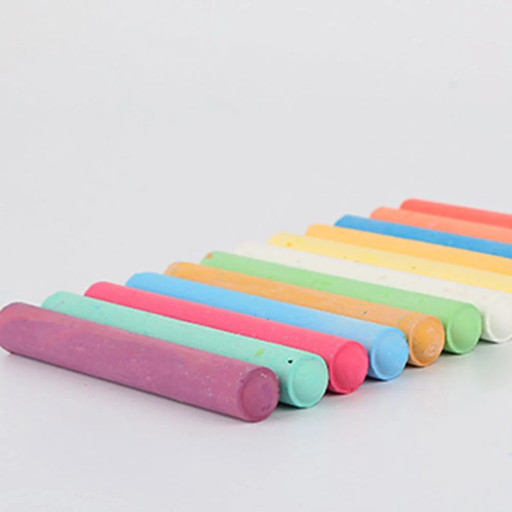 12 шт. белые меловые пастельные доски для детей карандаши беспыльные детские