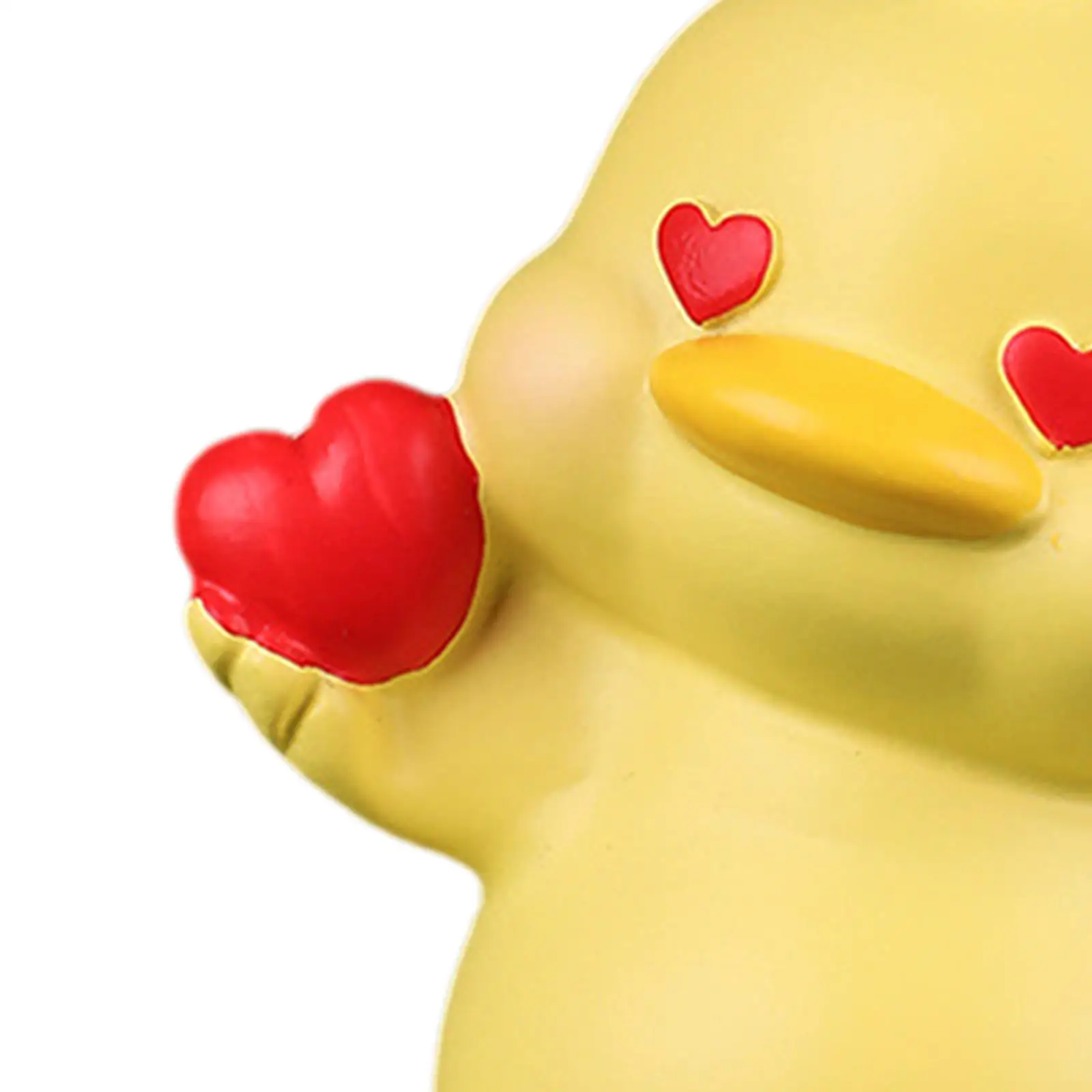 Статуэтка из смолы Настольная миниатюрная статуэтка маленькая утка фотография