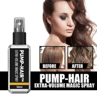 30ml100ml temporary hair liquid portable easy to use exquisite pump hair extra volume magical spray for home