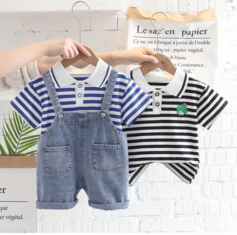 

Летняя одежда для младенцев, модный жилет без рукавов + шорты с мультяшным котом для мальчиков и мальчиков, комплект из 2 предметов, детские с...