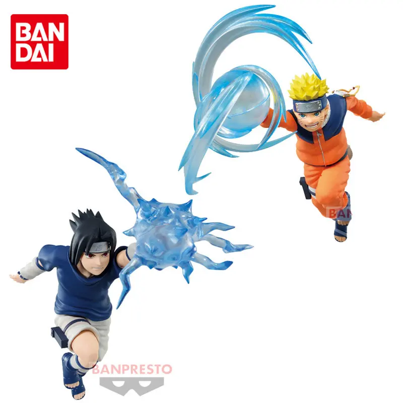 

12Cm Bandai Original BANPRESTO NARUTO EFFECTREME Uchiha Sasuke Uzumaki Naruto Anime Action Figures Model Toys Gifts for Children