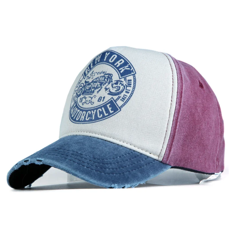 

Xthree Moto Baseball Cap Fitted Hat Casual Cap Gorras Hip Hop Snapback Hats Wash Cap for Men Women Unisex