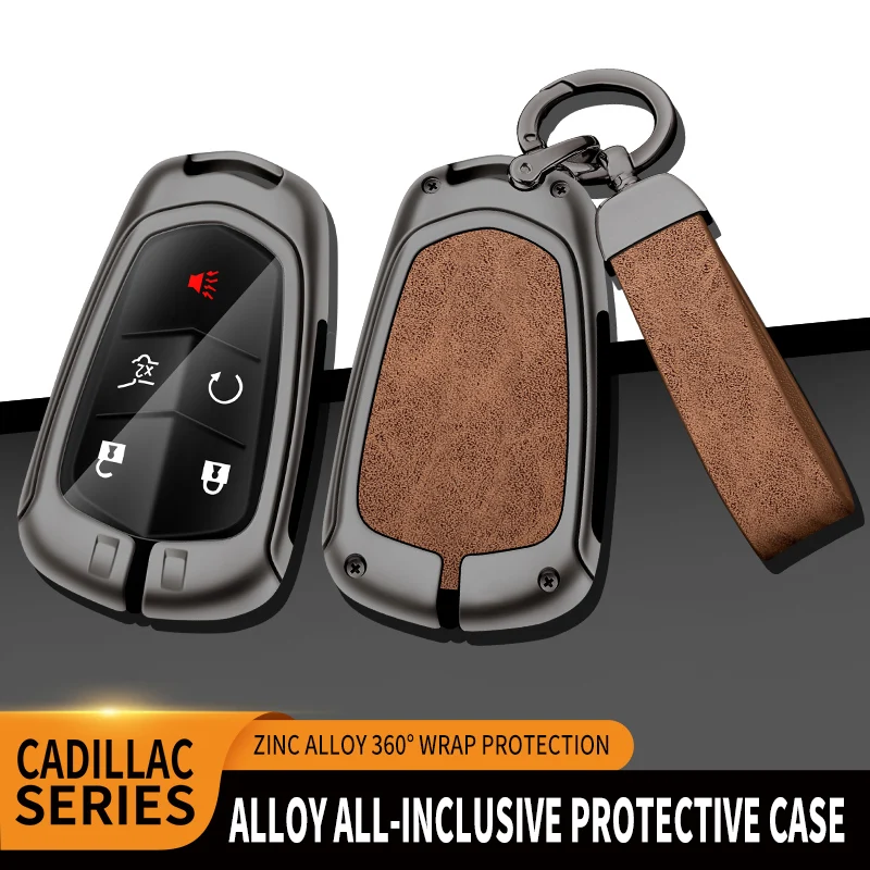 

Zinc Alloy Car Remote Key Case Cover Shell For Cadillac CT5 CT6 ATS CTS ESV SRX STS For Cadillac Escalade XT5 XTS Protect Shell