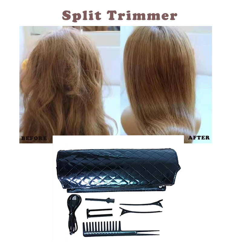 

NEW Cordless Hair Trimmer for Men and Women Includes Fixed 1/4" Trim Settings, Includes Hair Accessories and Carrying Bag