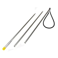 3 piece fishing gaff hook removable aluminum alloy fishing accessories fishing harpoon adjustable fishing accessories