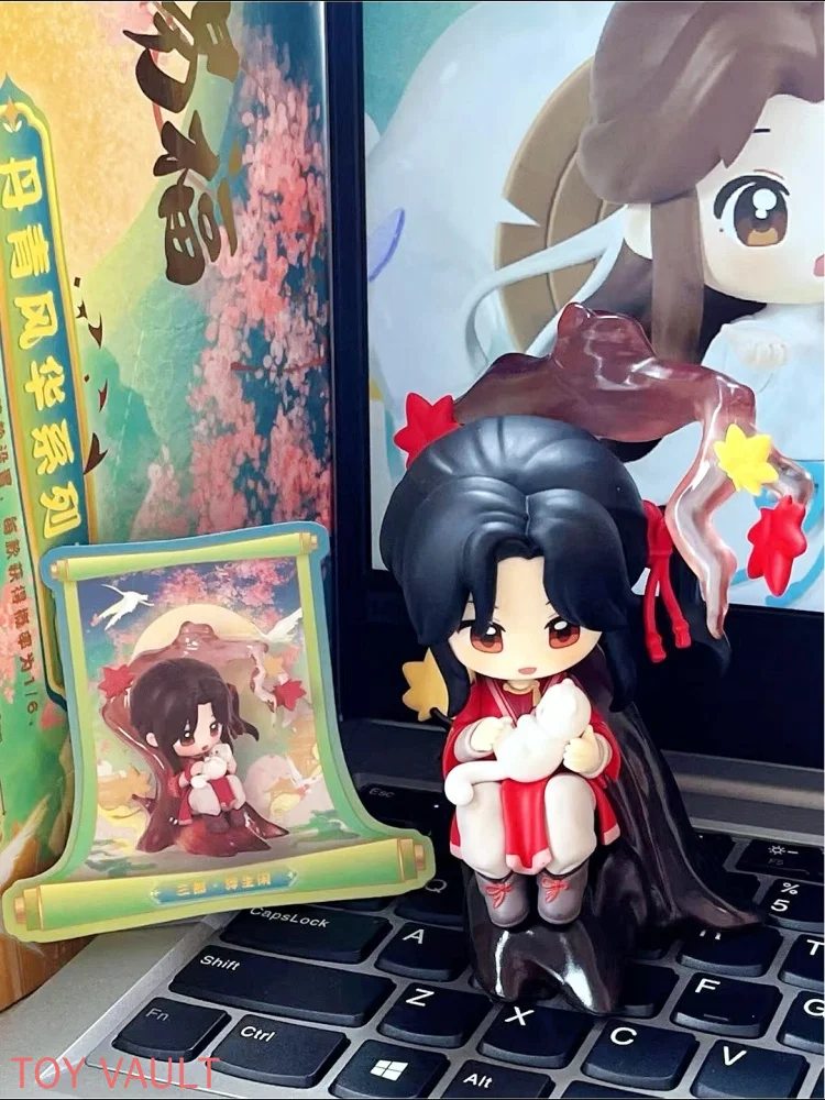 Фото Оригинальные коллекционные фигурки Tianguan Blessing: серия Danqing Fenghua, декоративные игрушки, модные сувениры ручной работы, подарки №5